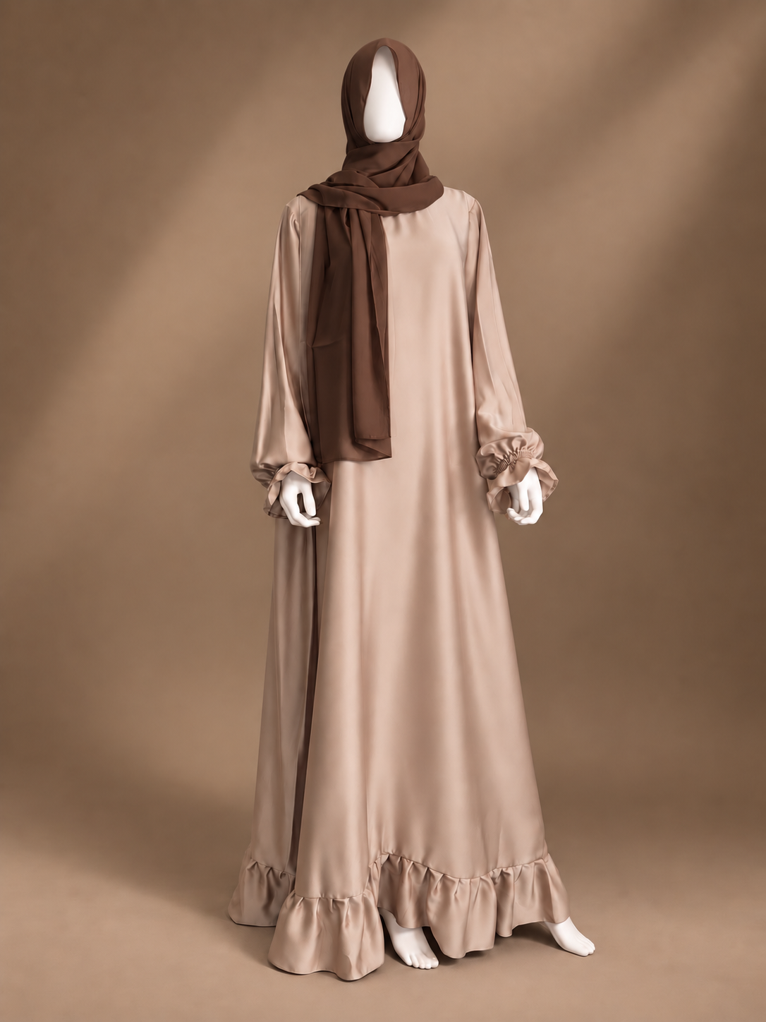 Sakinah Ruffled Bottom Abaya