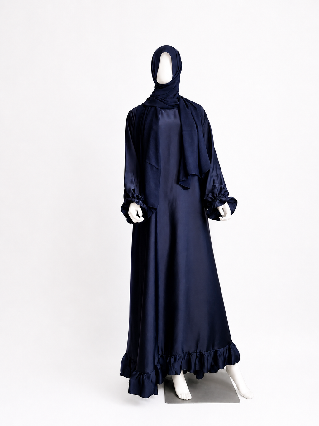 Sakinah Ruffled Bottom Abaya