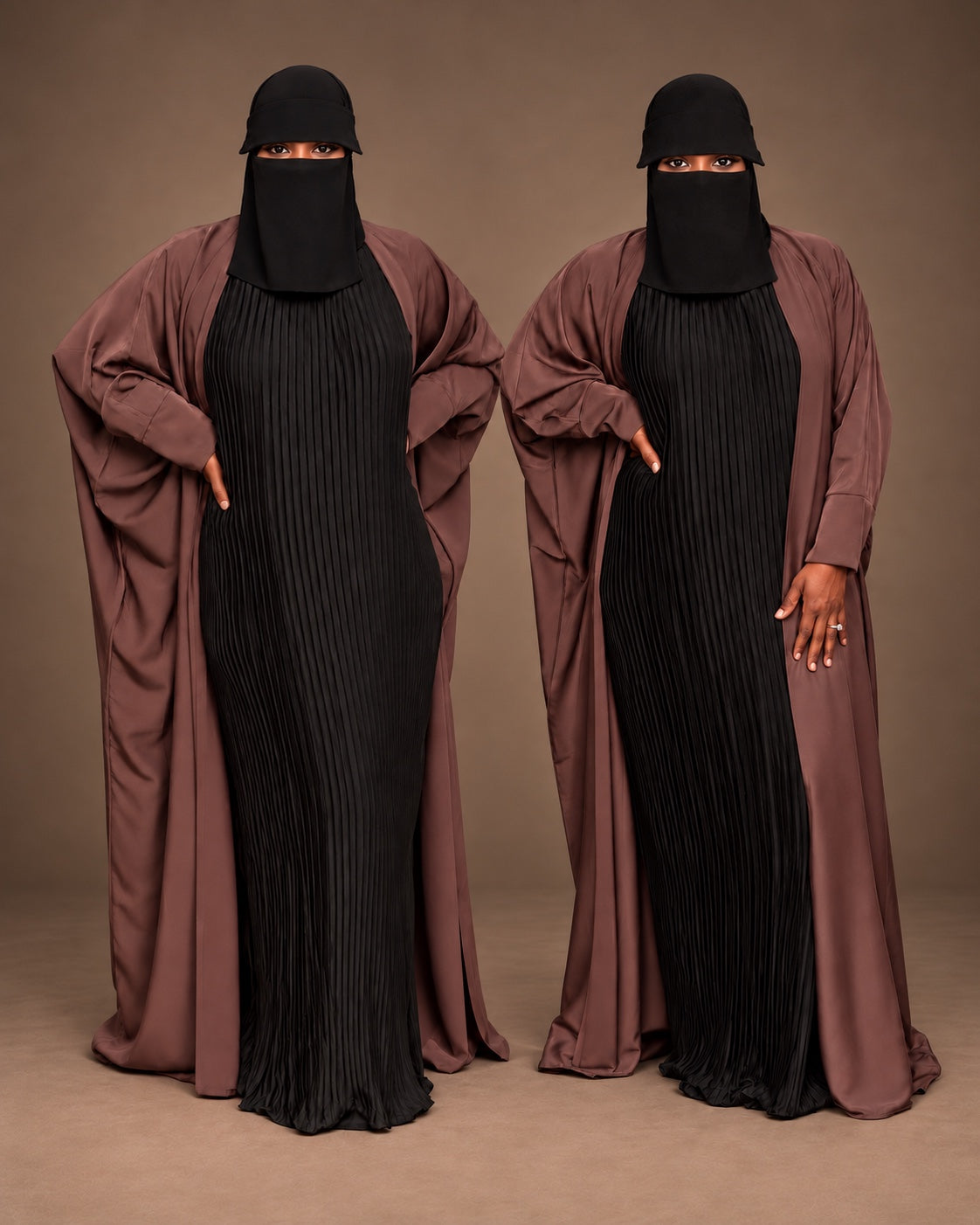 Zahra Bisht Abaya - Cocoa Brown