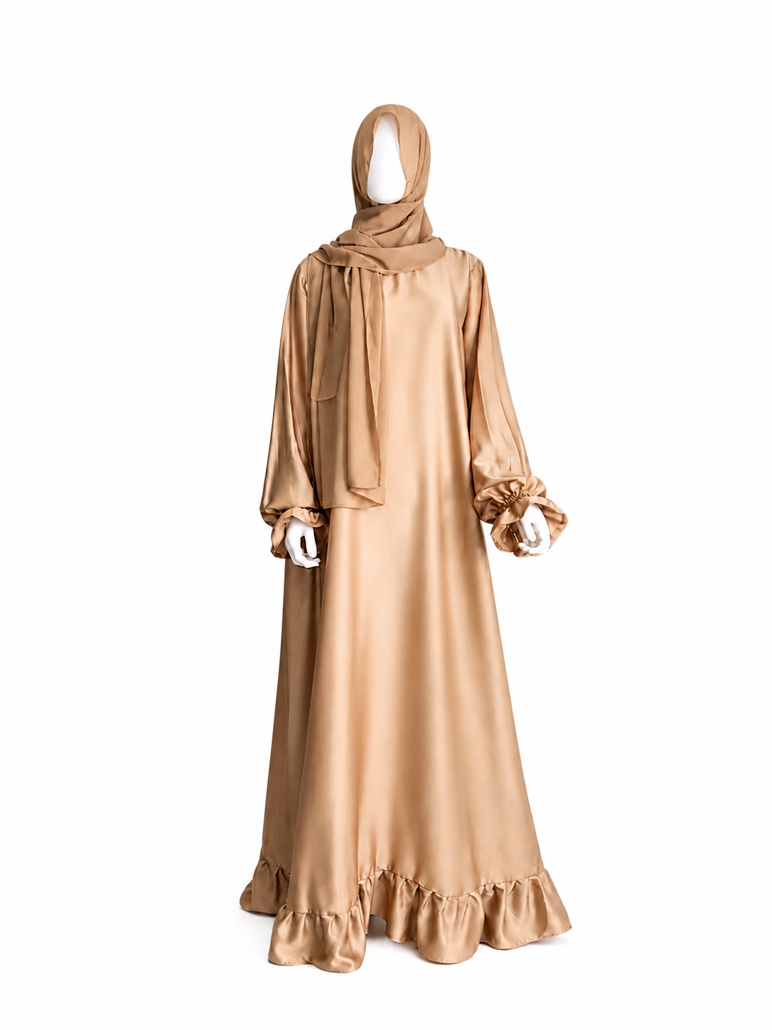Sakinah Ruffled Bottom Abaya