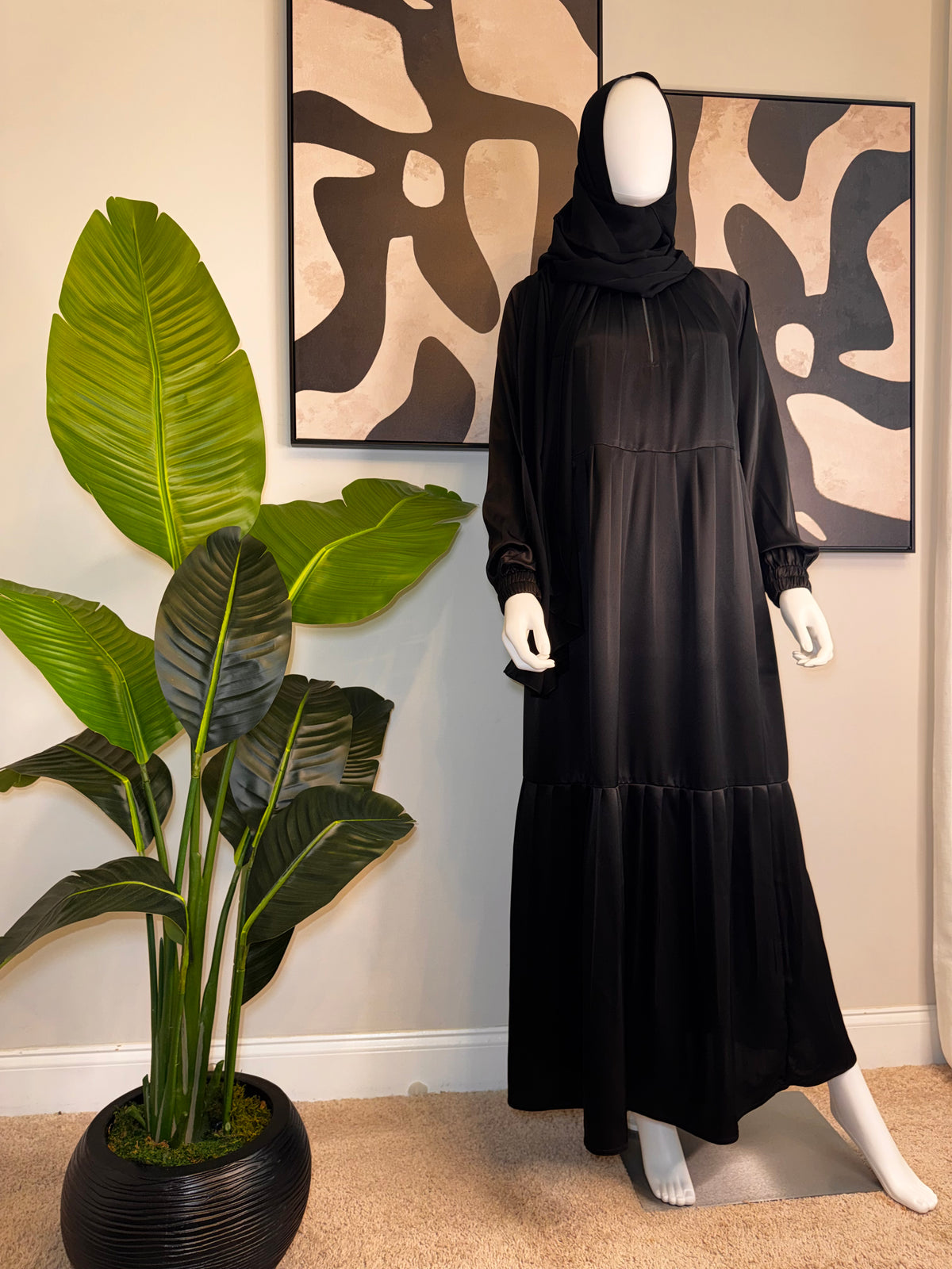 Sabirah Tiered Abaya