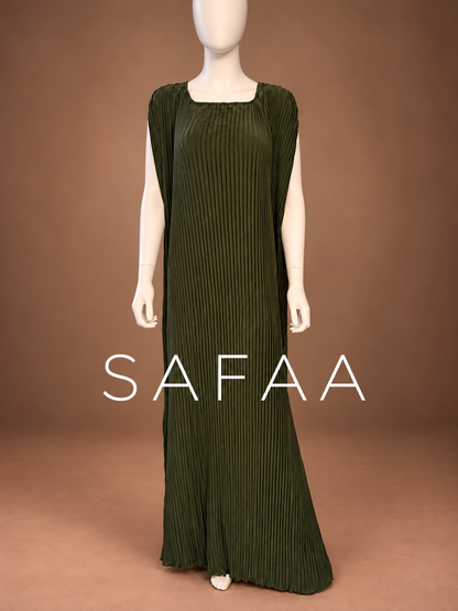 Safaa Sleeveless Underdress - Olive Green