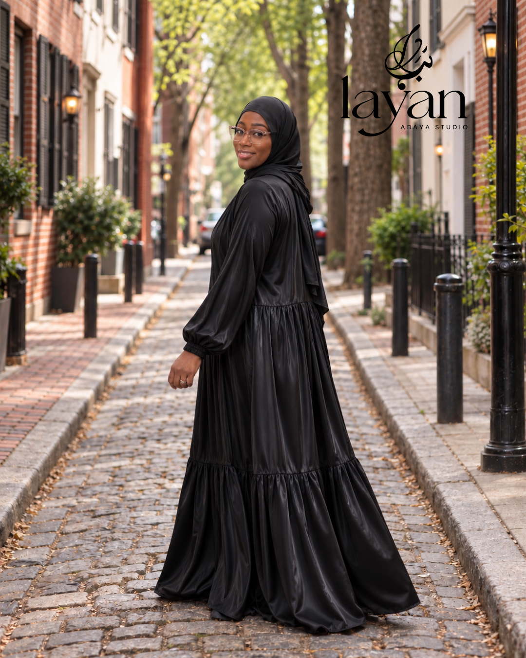 Sabirah Tiered Abaya