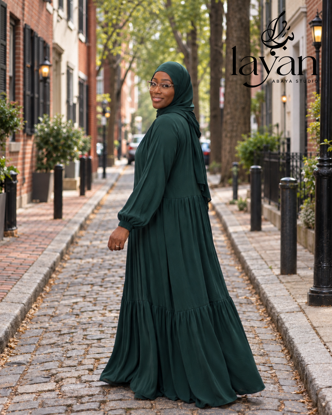 Sabirah Tiered Abaya
